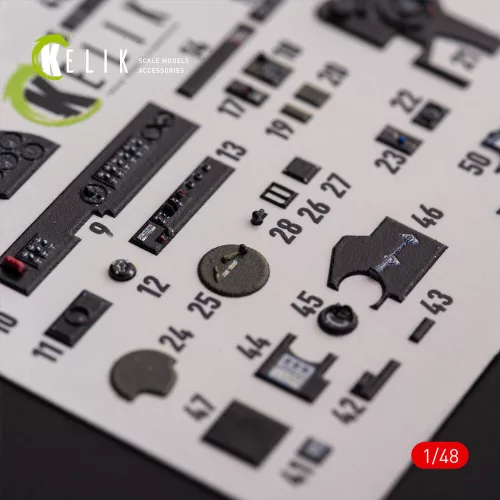 Kelik 1:48 ?-38F Lightning - interior 3D decals for Academy kit