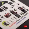 Kelik 1:48 F4U-1A Corsair - interior 3D decals for Magic Factory kit