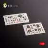 Kelik 1:48 Jas-39 D - interior 3D decals for Italeri kit