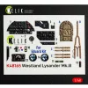 Kelik 1:48 Westland Lysander Mk.III - interior 3D decals for Eduard kit