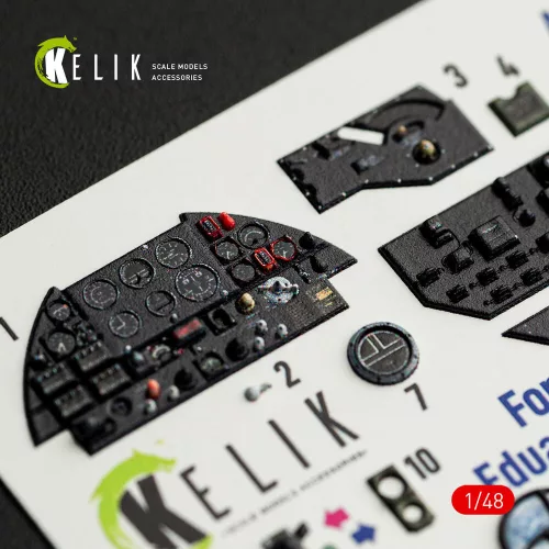 Kelik 1:48 Westland Lysander Mk.III - interior 3D decals for Eduard kit