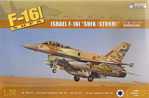 Kinetic 1:72 Lockheed-Martin F-16I Sufa 'Storm' - 'Israeli Air Force'