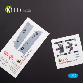   Kelik 1:72 F-5F Tiger II full interior 3D decals for Dream Model kit
