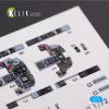 Kelik 1:72 F-5F Tiger II full interior 3D decals for Dream Model kit