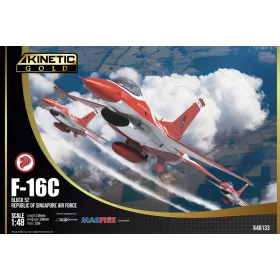 KINETIC 1:48 RSAF F-16C BLACK KNIGHT