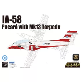 KINETIC 1:48 IA-58 Pucará with Mk13 Torpedo