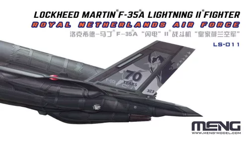 MENG-Model 1:48 Lockheed Martin F-35A Lightning II Fighter Royal Netherl AirForce