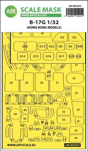 ASK mask 1:32 B-17G express fit mask for HK Model