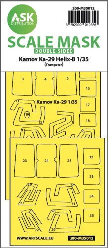 ASK mask 1:32 Kamov Ka-29 Helix-B double-sided painting mask for Trumpeter