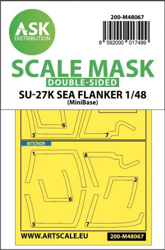 ASK mask 1:48 Su-27K Sea Flanker double-sided express mask