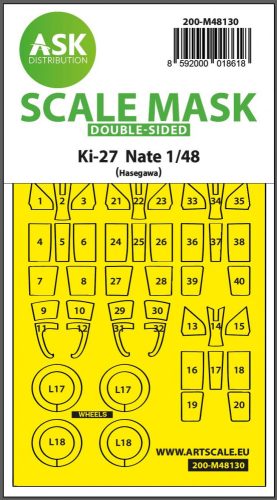 ASK mask 1:48 AICHI B7A1 double-sided express mask for Hasegawa
