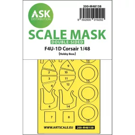   ASK mask 1:48 F4U-1D Corsair double-sided express mask for Hobby Boss
