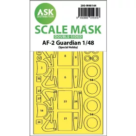   ASK mask 1:48 AF-2 Guardian double-sided fit express mask for Special Hobby
