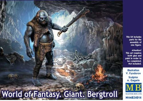 Masterbox 1:24 World of Fantasy - Giant Bergtroll