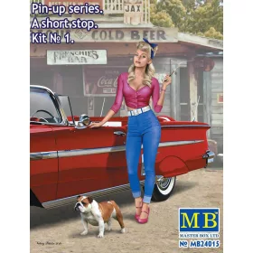 Master Box 1:24 Pin-up series.A short stop.Kit No.1
