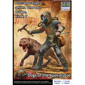   Master Box 1:24 Post-apocalyptic series. The Last Bridge. Kit No. 7. Dogs of the Apocalypse