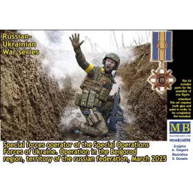   Master Box 1:24 Russian-Ukrainian War series. Special forces operator of the Special Operations Forces of Ukraine. Operation in the Belgorod region, territory of the russian federation, March 2025