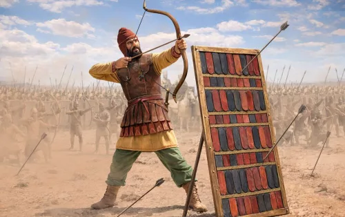 Master Box 1:32 Greco-Persian Wars Series. Kit No. 10. Persian Heavy Infantryman