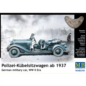 Master Box 1:35 Polizei-Kubelsitzwagen ab 1937 mil. car