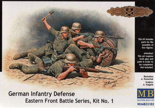 Masterbox 1:35 German Infantry, Eastern Front Battle Series Kit No.1