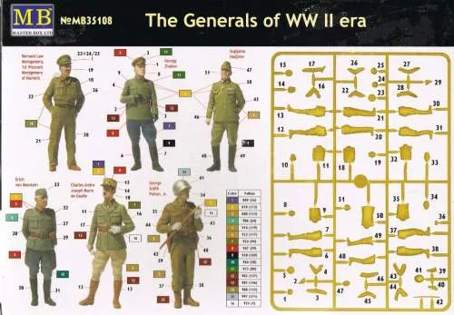 Master Box 1:35 The Generals of WWII