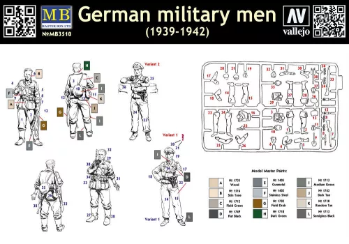 Master Box 1:35 Deutsche Soldaten 1939-1942