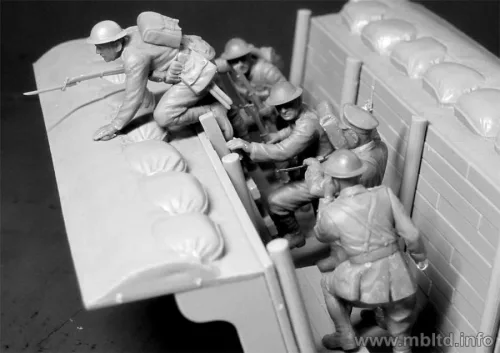 Master Box 1:35 British infantry before attack,WWI era