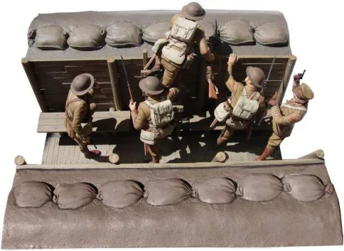 Master Box 1:35 British infantry before attack,WWI era