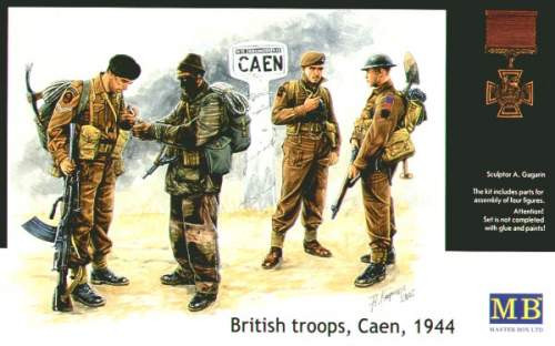 Masterbox 1:35 British (WWII) troops, Caen, 1944