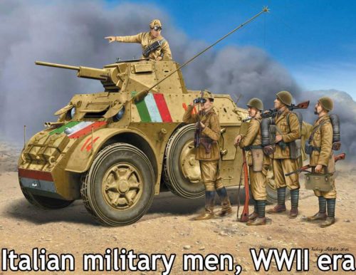 Masterbox 1:35 Italian military men, WWII era