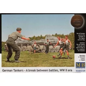 Master Box 1:35 German tankmen in the break bet. Combats