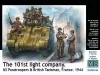 Master Box 1:35 101th light company.US paratroopers and British tankmen
