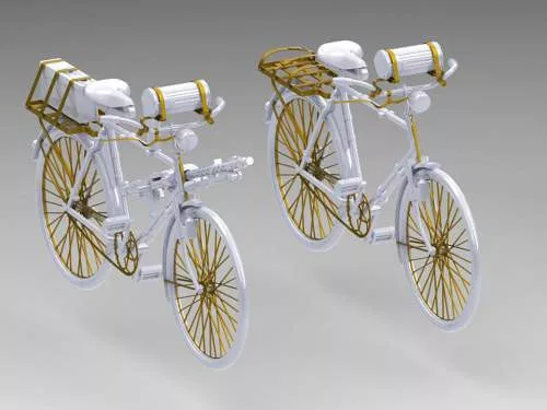 Master Box 1:35 German military bicycle, WWII Era