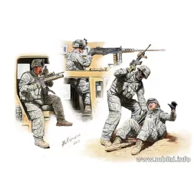 Master Box 1:35 Man Down! U.S. Modern Army,Middle east