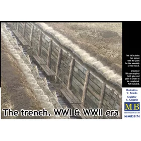 Master Box 1:35 The trench. WWI & WWII era