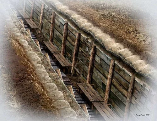 Master Box 1:35 The trench. WWI & WWII era