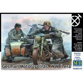 Master Box 1:35 German motorcyclists, WWII era
