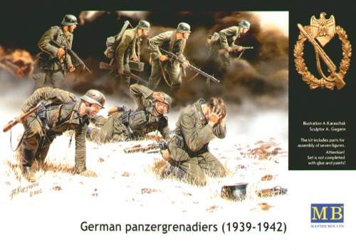 Masterbox 1:35 Panzergrenadiers 1939-42 (7 figura)