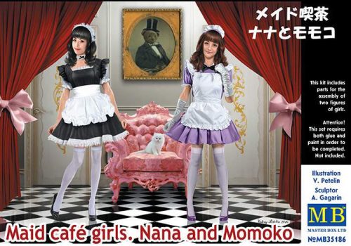 Masterbox 1:35 Maid café girls. Nana and Momoko