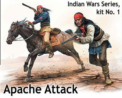 Masterbox 1:35 Indian Wars Series, kit No. 1. Apache Attack