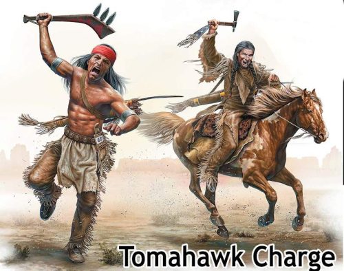 Masterbox 1:35 Indian Wars Series, kit No. 2. Tomahawk Charge