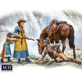   Master Box 1:35 Outlow. Gunslinger series Kit No.1. Marshal Tom Tucker,Molly a.RebeccaHanson