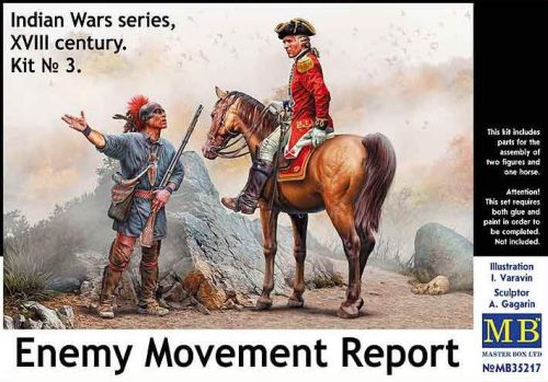Masterbox 1:35 Enemy Movement Report. Indian wars 3