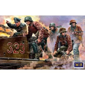   Master Box 1:35 German military men, 1944-1945. Das Maschinengewehr ist dort!