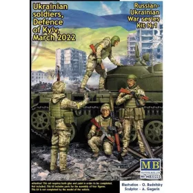   Master Box 1:35 Ukrainian soldiers Defence of Kyiv March2022 Russian-Ukrainian War serieKit No1