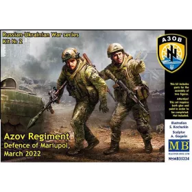   Master Box 1:35 Russian-Ukrainian War series,Kit No 2.Azov Regiment,Defence of Mariupol,March20