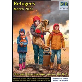   Master Box 1:35 Russian-Ukrainian War series, Kit No 5. Refugees, March 2022