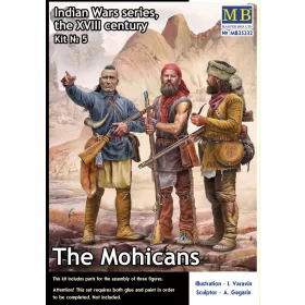   Master Box 1:35 The Mohicans. Indian Wars series, the XVIII century. Kit No 5