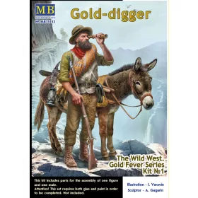   Master Box 1:35 Gold-digger. The Wild West. Gold Fever Series. Kit ? 1.