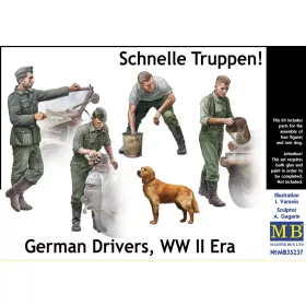 Master Box 1:35 Schnelle Truppen. German Drivers, WW II Era